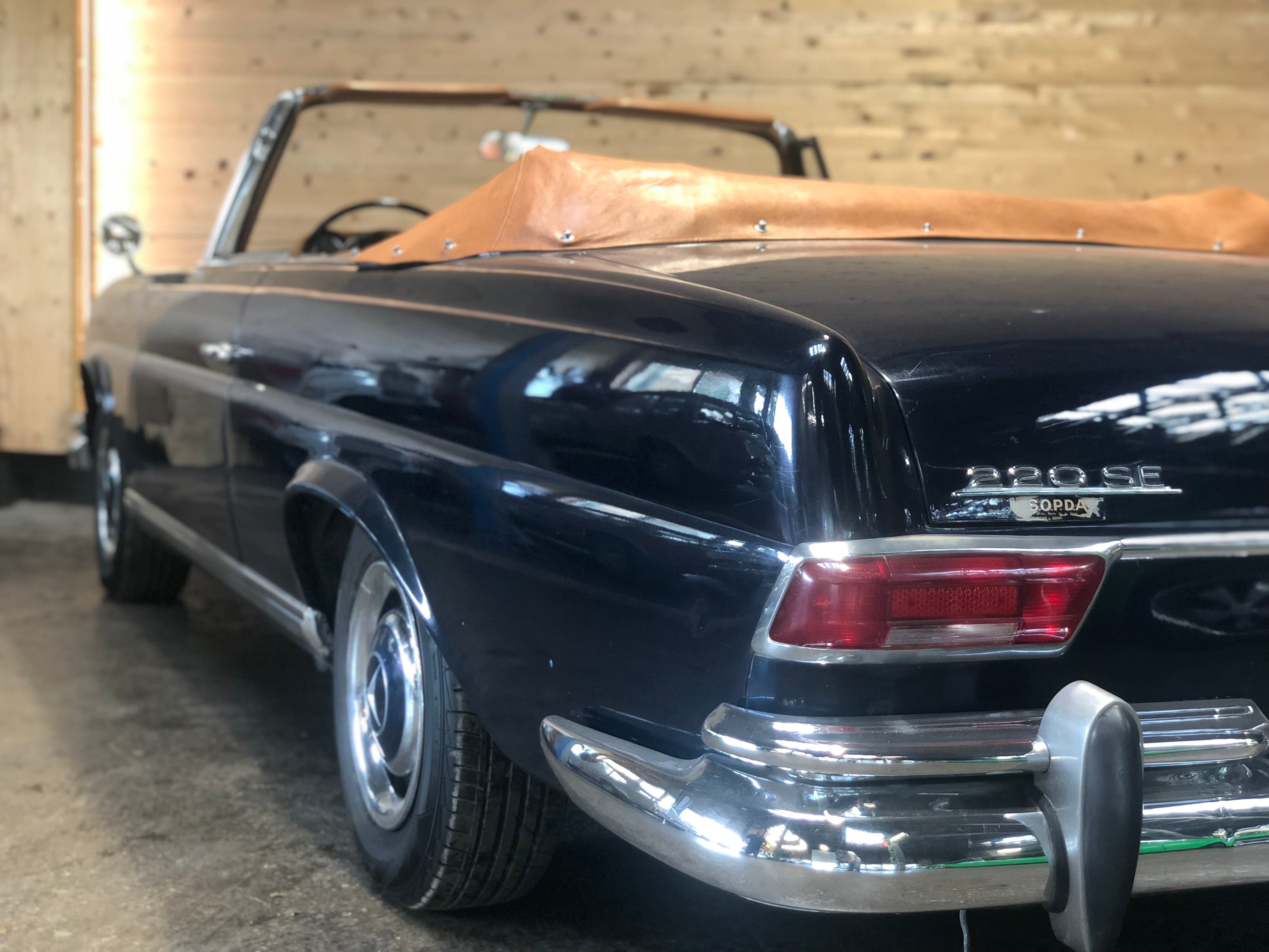 Mercedes 220 SE Cabriolet BVA 1ère main!